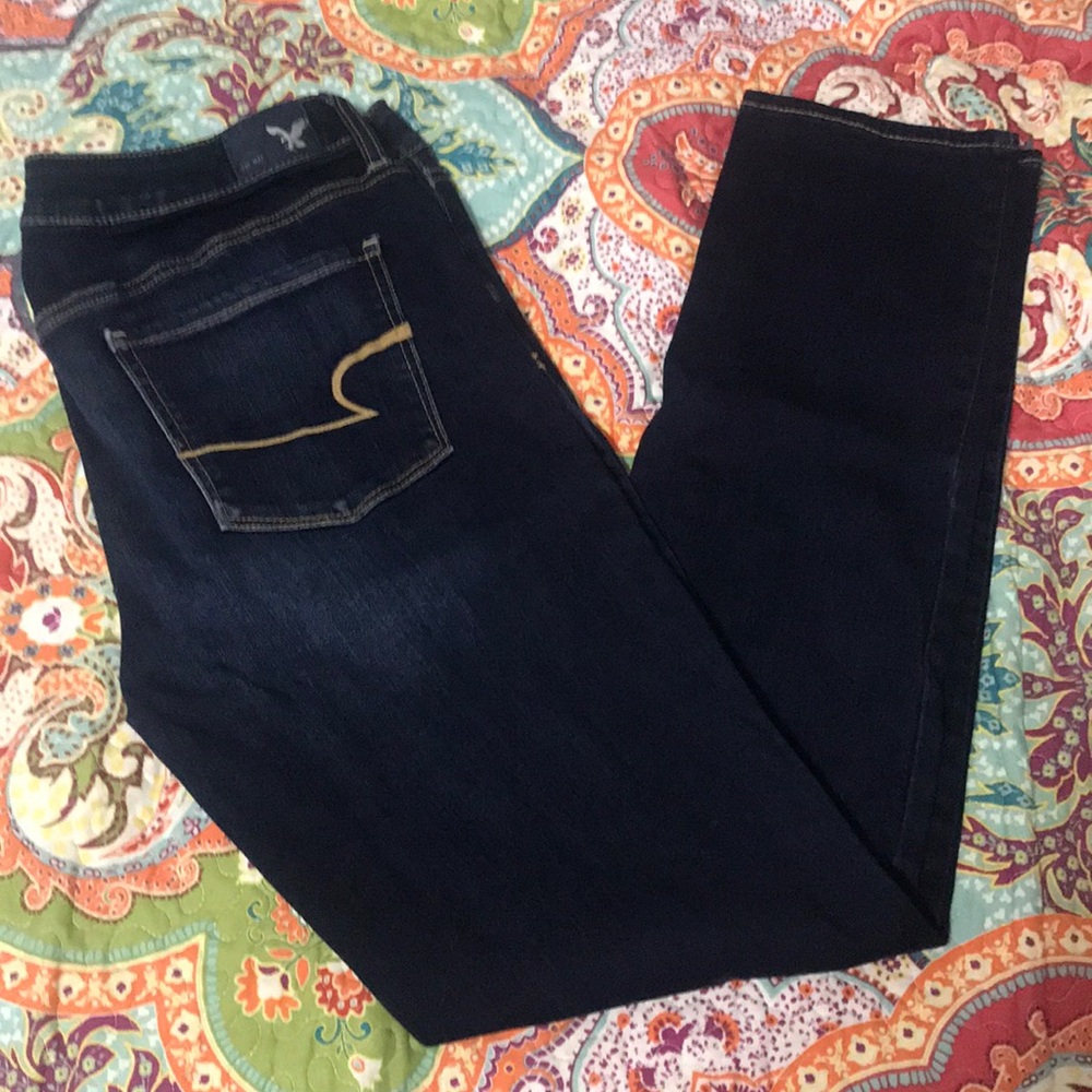AE skinny jeans SZ12 Long